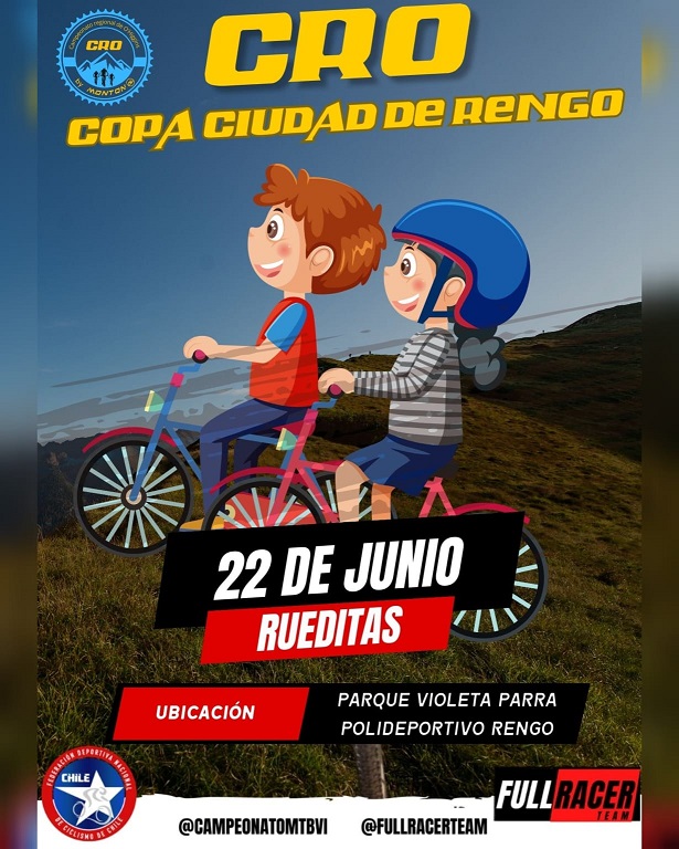 Afiche "RUEDITAS" Copa Rengo CRO 2025