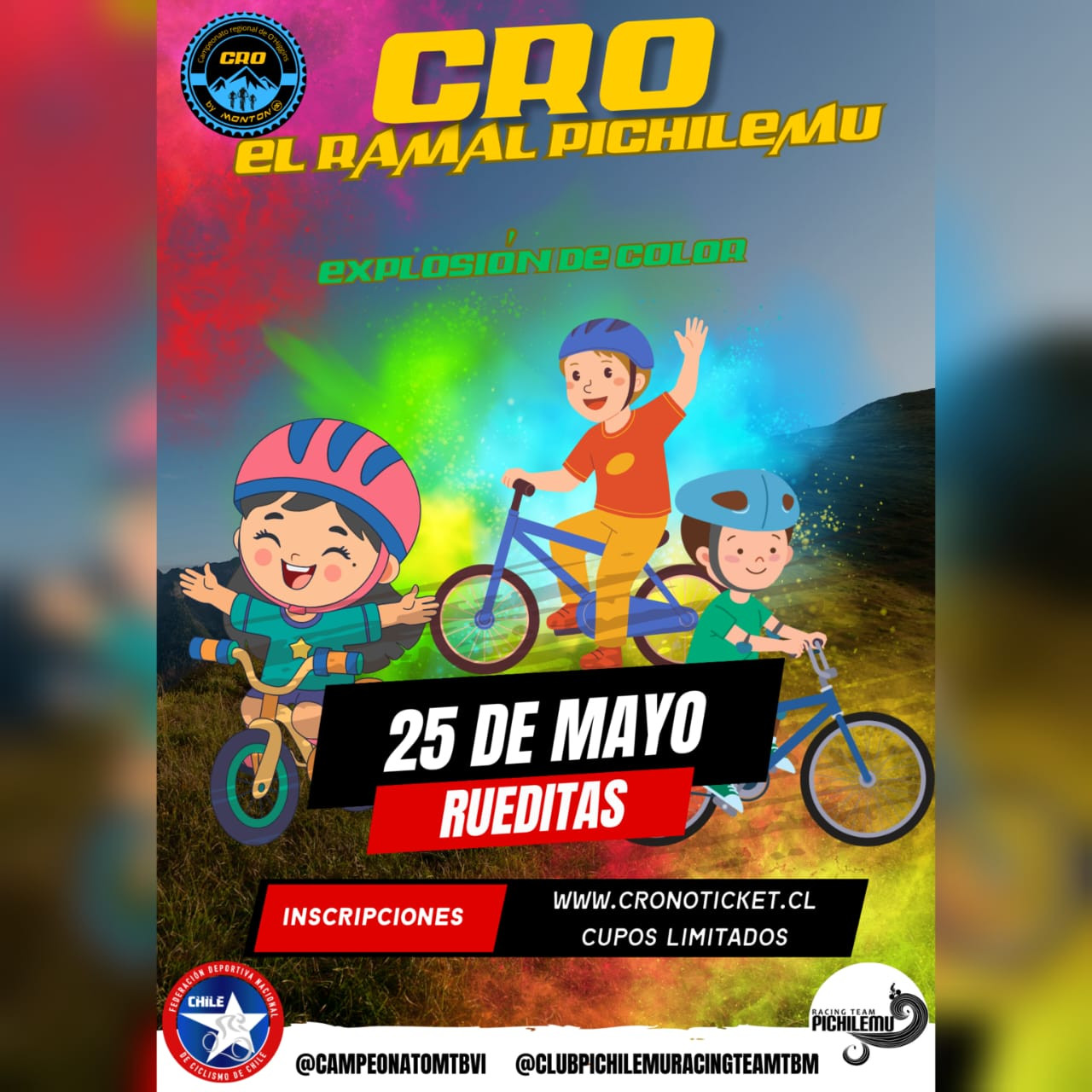 Afiche "RUEDITAS" El Ramal CRO 2025