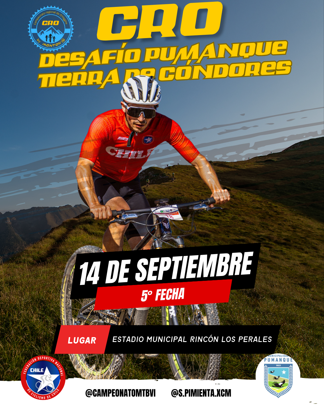 Afiche "DESAFÍO PUMANQUE" Fecha 5 Campeonato CRO 2025